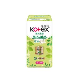 Kotex 清爽草本抑菌-超薄透氣護墊48片裝