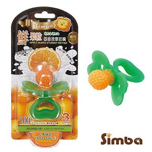 Simba S1614 鮮果粒固齒按摩奶咀