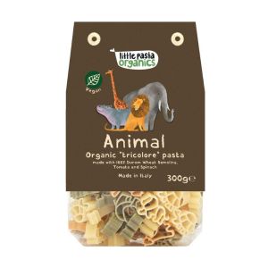 Little Pasta Organics 有機動物型意粉(菠菜及蕃茄)300g