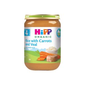 HiPP喜寶 有機胡蘿蔔小牛肉伴飯190g(4m+)