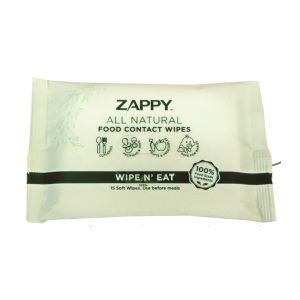 Zappy 餐用潔淨濕紙巾15片