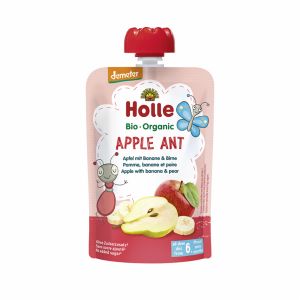 Holle 有機唧唧裝-蘋果香蕉洋梨蓉100g