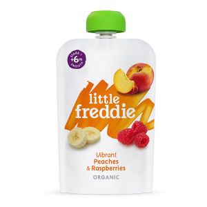 Little Freddie 有機樹莓蜜桃蓉100g