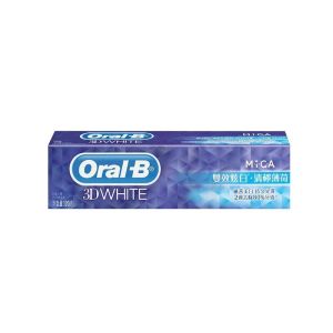 Oral B 3DW 雙效炫白清檸薄荷牙膏120g