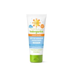 *BabyGanics 柔滑礦物SPF50防曬乳3oz 