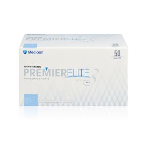 Medicom Safe+Mask Premier Elite 藍色成人口罩(Level 3)50個