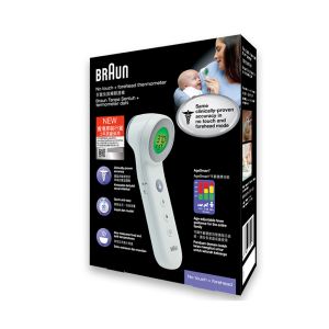 Braun BNT400 免接觸式及接觸額式兩用體溫計