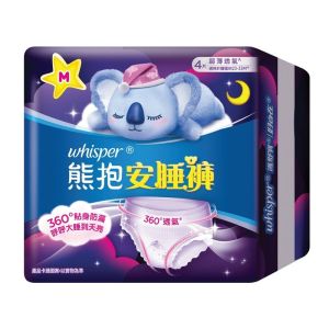 Whisper護舒寶 熊抱安睡褲M碼(4片)