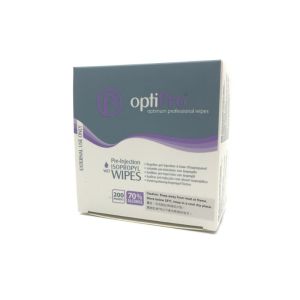 Optipro 70%酒精消毒棉200片