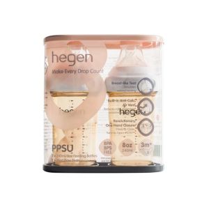 hegen (2件裝)多功能PPSU寬口奶瓶240ml