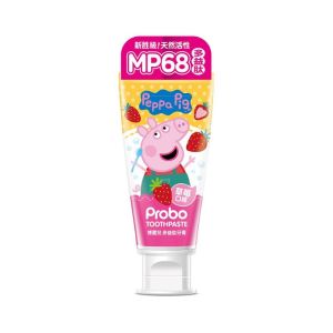 Probo Peppa Pig 草莓口味-多益肽兒童牙膏80g 