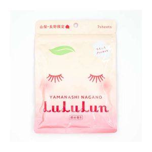 LuLuLun山梨長野限定水蜜桃化妝水面膜 (7片裝)