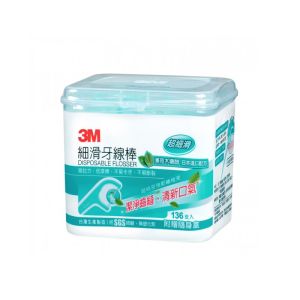 3M 薄荷木糖醇 細滑牙線棒136支(盒裝)