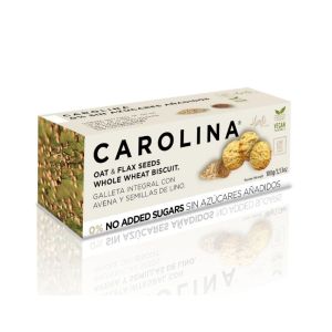 Carolina (燕麥亞麻籽)無添加糖消化餅100g 