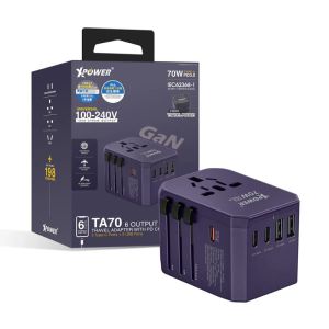 XPOWER (TA70-PP) 70W GaN 旅行充電器
