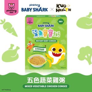 鯊魚寶寶粥xKuohealth  五色蔬菜雞粥(150gx2包)