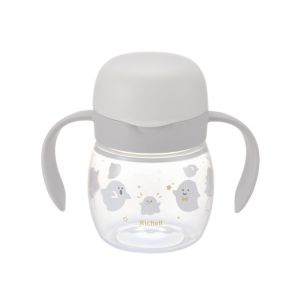 Richell 206020 TLI (灰白色)輕鬆啜飲水杯連手柄200ml