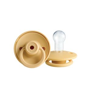 Simba SW1807 蜂蜜芥末-扭扭圓型安撫奶嘴0m+