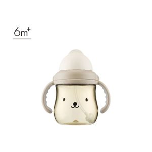 Simba S8671 好樂飲 可可杏-PPSU防漏滑蓋學習水杯250ml