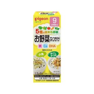 Pigeon 5種雜菜(小魚/鰹魚)伴飯1.7g×6包(9m+)