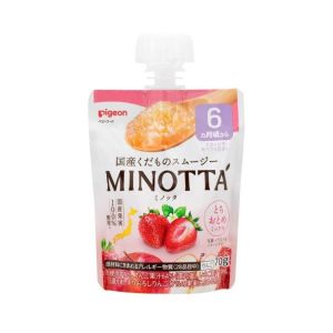Pigeon Minotta 日本富士蘋果及草莓果蓉70g(6m+)