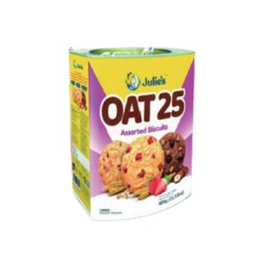 Julies (OAT25) 馬來西亞 什錦鐵罐餅乾532g