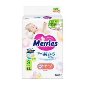 Merries 紙尿片-S細碼62片