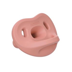 MOYUUM (紅色)(3-6m) 白金矽膠2號奶嘴連盒