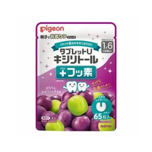 Pigeon 18m+幼兒無糖低敏健齒糖(混合提子味)65粒