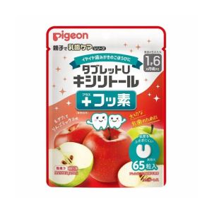 Pigeon 18m+幼兒無糖低敏健齒糖(混合蘋果味)65粒