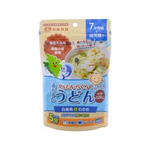 田靡製麵 7m+嬰兒烏冬(白身魚海藻)120g