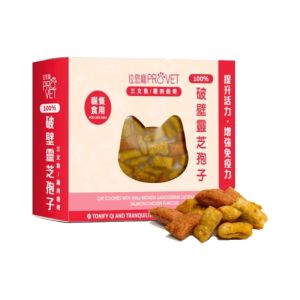 位元堂 位您寵100%破壁靈芝孢子配方三文魚/雞肉曲奇60g(貓貓)