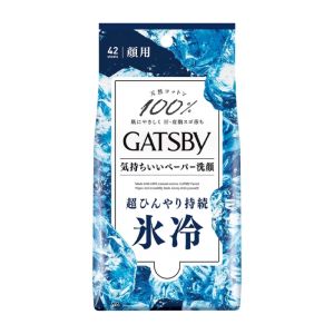 GATSBY 冰凍潔面紙巾 42片裝