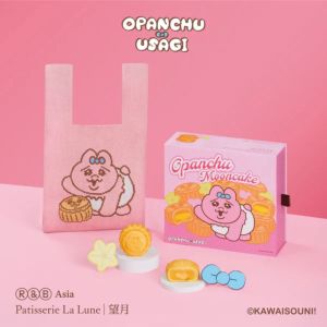 792(券)望月MO13 流心奶黃月餅-Opanchu Usagi特別版套裝(4件禮盒裝)