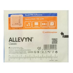 Smith&Nephew 黏性海綿敷料 Allevyn Adhesive 7.5cm x 7.5cm