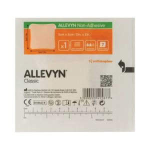 Smith&Nephew非黏性海綿敷料Allevyn Hydrocellular 5cm x 5cm