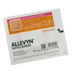 Smith & Nephew 有邊矽膠底黏性海綿敷料 10cm x 10cm
