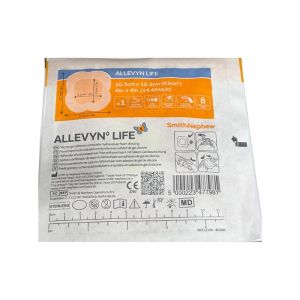 Smith & Nephew 加厚版矽膠底黏性海綿敷料10.3cm x 10.3cm