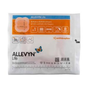 Smith & Nephew 加厚版矽膠底黏性海綿敷料15.4cm x 15.4cm