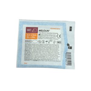 Smith & Nephew 低黏附性吸收膠布Melolin BP 5cm x 5cm