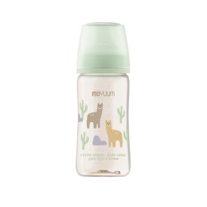 Moyuum MY259 PPSU 寬口防漲氣奶瓶270ml(草泥馬)
