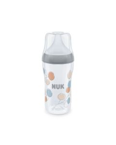Nuk PM超柔母感 260ml寬口PP奶瓶連矽膠奶咀3m+