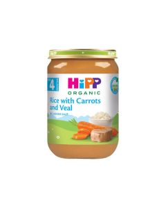 HiPP喜寶 有機胡蘿蔔小牛肉伴飯190g(4m+)