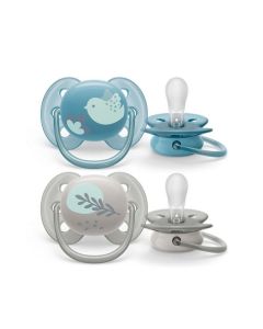 Avent 3653 超柔軟安撫玩咀6-18m(綠/灰色)