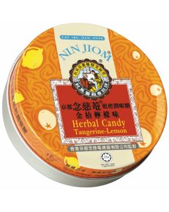 京都念慈菴 潤喉糖 金桔檸檬味60g 