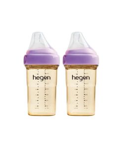 hegen (2件裝-紫色)多功能PPSU寬口奶瓶240ml
