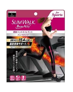 Slimwalk PH863 L 黑色-運動美腿壓力褲
