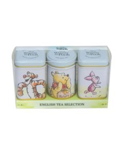 New English Tea 小熊維尼-英式茶經典鐵罐3件套裝