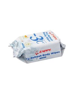 Zappy 冰感涼快濕紙巾20片裝 (青瓜及蜜瓜味)
