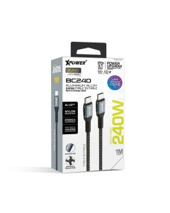 XPOWER (BC240) 240W 高速傳輸 充電編織線